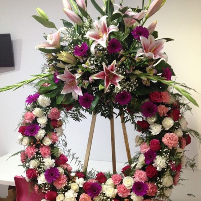 Flores para funeral en Madrid sur